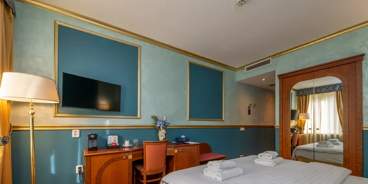 Romantika ve 4* hotelu kousek od Petřína: pobyt se snídaní i víkend s piknikem