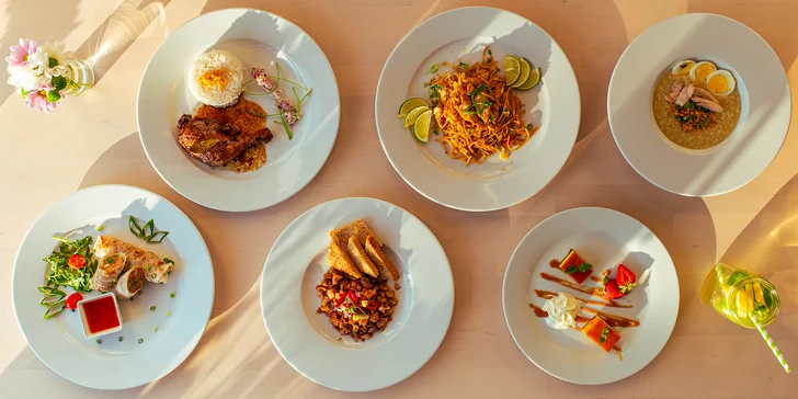 Cesta světem filipínských chutí: 6chodové degustační menu pro 2 osoby