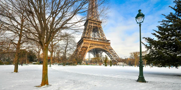 Pětidenní zájezd busem do adventní Paříže vč. hotelu se snídaní