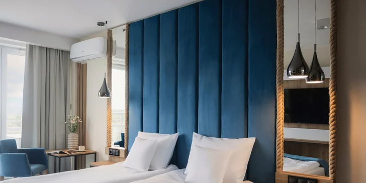 Pobyt v krásném novém hotelu přímo u písčité pláže Baltu s polopenzí