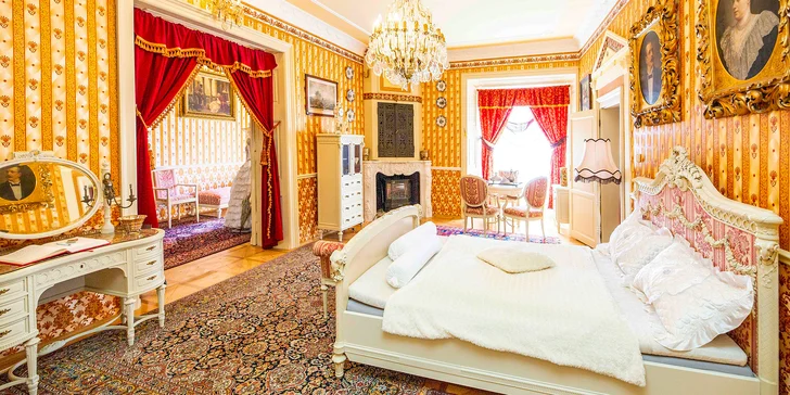 Romantický pobyt v historickém apartmánu na zámku Letovice vč. prohlídky a lahve sektu