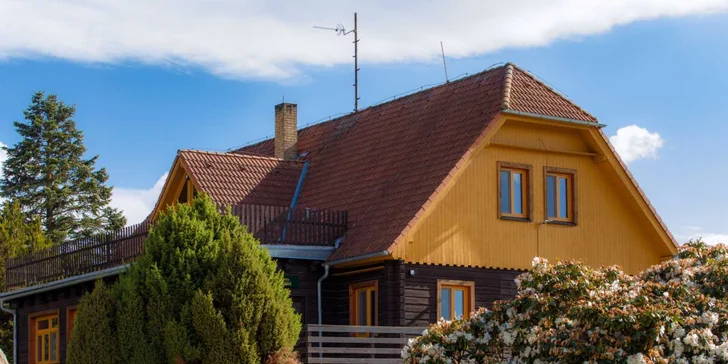 Pobyt se snídaněmi v chatě na dosah Lipna a šumavského národního parku