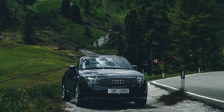 Road trip kabrioletem na 1 až 14 dní: pronájem nadupaného Audi TT s nájezdem až 2800 km