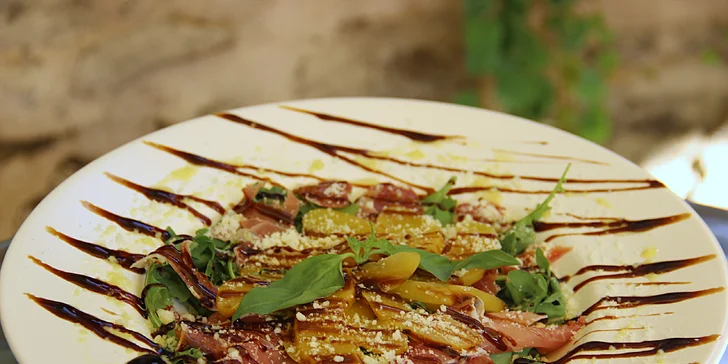 Romantická večeře pro dva: 3chod. degustační italské menu i lahev vína