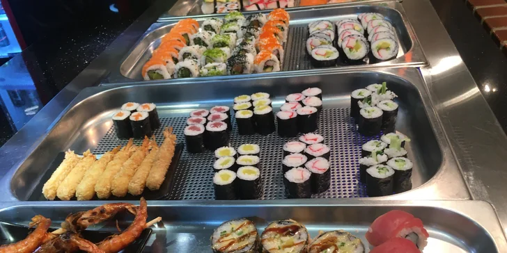 2hod. obědové all you can eat plné asijských specialit v centru Prahy
