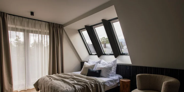 Odpočiňte si uprostřed přírody: luxusní boutique resort se snídaní a wellness u Tatranského národního parku