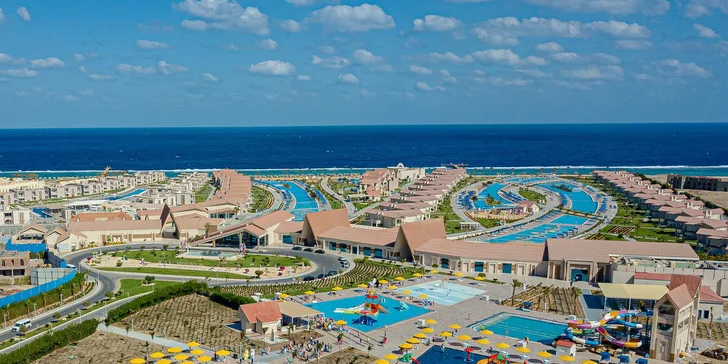 Egypt all inclusive vč. letenky: hotel Pickalbatros - Albatros Sea World Marsa Alam***** s aquaparkem