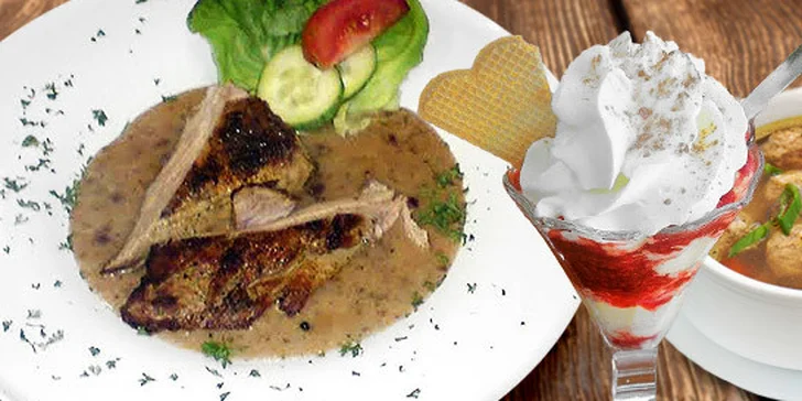 Tříchodové menu pro dva ve vinárenském sklípku