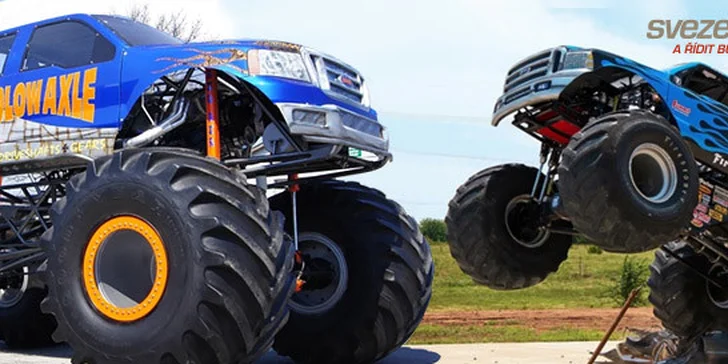 30 minut řidičem MONSTER TRUCKU