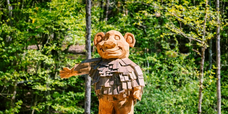 Pobyt v rodinném parku s minizoo: chatka až pro 5 osob, wellness, varianty se snídaní i grilováním