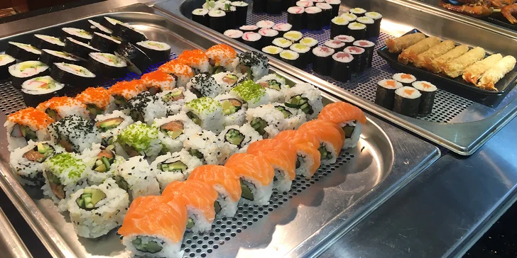 2hod. obědové all you can eat plné asijských specialit v centru Prahy