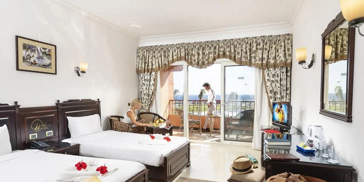 Letecky do Egypta: 4* Hotel Three Corners Happy Life Resort přímo u pláže, all inclusive