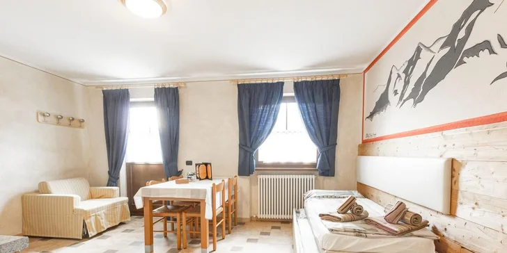 Zimní Livigno: 77 km sjezdovek cca 7 km od hotelu, nejbližší sjezdovka jen 300 m od hotelu, skibus
