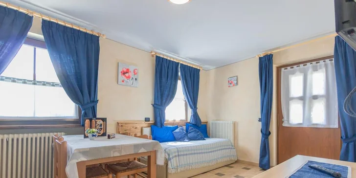 Zimní Livigno: 77 km sjezdovek cca 7 km od hotelu, nejbližší sjezdovka jen 300 m od hotelu, skibus