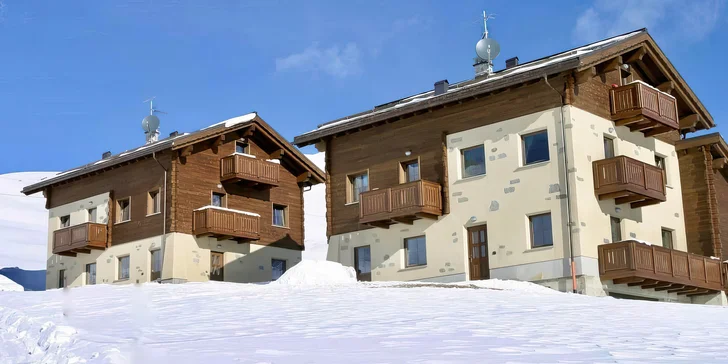 Zimní Livigno: 77 km sjezdovek cca 7 km od hotelu, nejbližší sjezdovka jen 300 m od hotelu, skibus