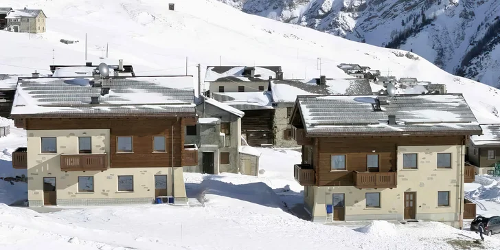 Zimní Livigno: 77 km sjezdovek cca 7 km od hotelu, nejbližší sjezdovka jen 300 m od hotelu, skibus