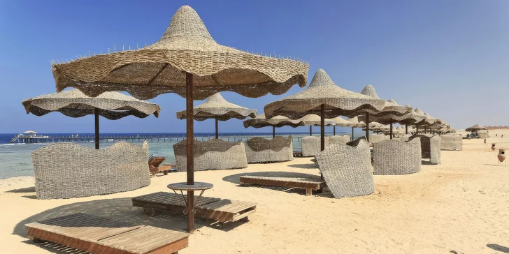 Letecky do Egypta: 4* Hotel Three Corners Happy Life Resort přímo u pláže, all inclusive