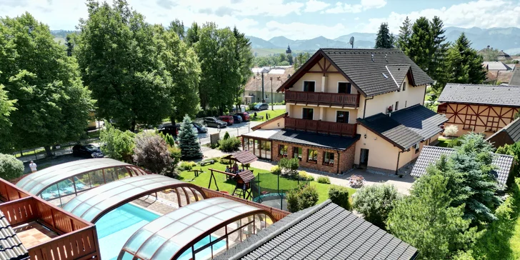 Báječná dovolená u Bešeňové: polopenze, wellness, Liptov Card i sleva do aquaparku Bešeňová