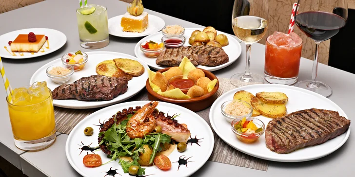 Luxusní brazilské 4chodové degu menu i s vínem Malbec či Chardonnay