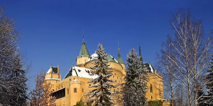 Pohádkový advent na zámku Bojnice: výlet autobusem, prohlídka zámku, zoo i vánoční trh