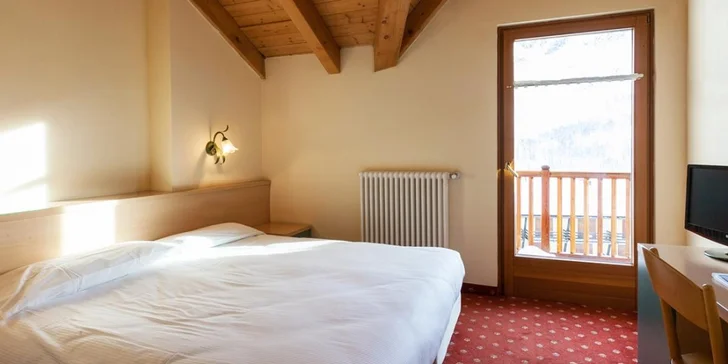 Lyžařský pobyt v Dolomitech: 4* hotel Delle Alpi, polopenze a možnost wellness