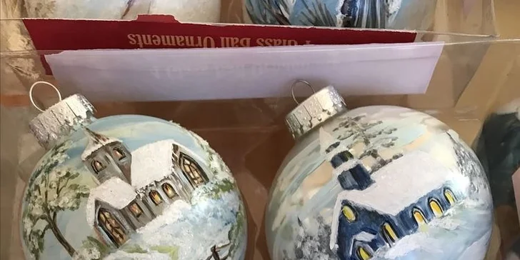 Malování pro děti i dospělé: jedna lekce nebo celý kurz i malování vánočních ozdob