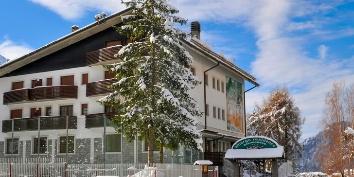 Dovolená v italských Alpách: 4* hotel Residence Biancaneve