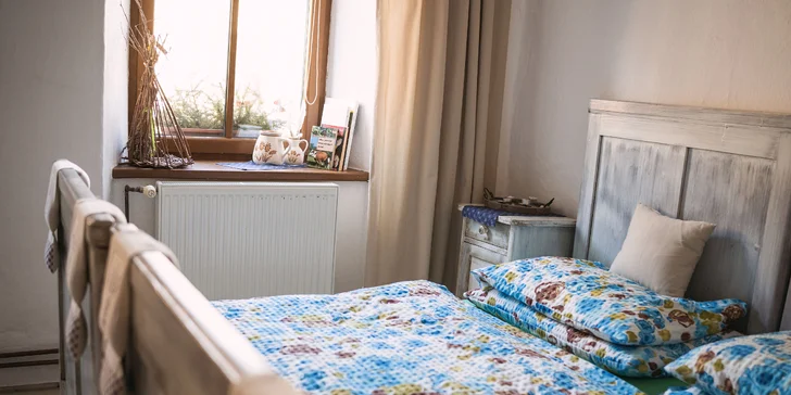 Zážitkový pobyt pro celou rodinu: apartmán na rodinné farmě až pro 6 osob