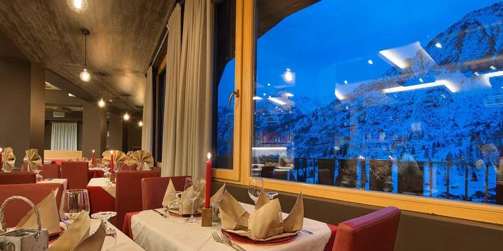 Passo Tonale: hotel Adamello*** jen 350 m od sjezdovky, polopenze i možnost skipasu