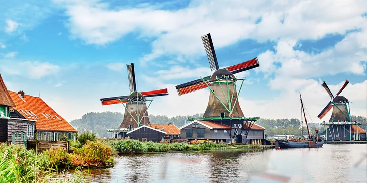 Zájezd do Amsterdamu: 3* hotel se snídaní, doprava i vstupenka do sýrárny