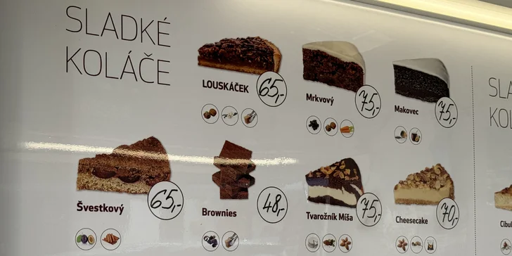 Lahodný dort dle výběru z pekařství Louskáček: mrkváč, cheesecake, makovec i quiche