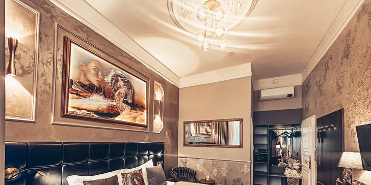 S láskou do Prahy: 4* hotel v centru, snídaně, lahev sektu i romanticky vyzdobený pokoj