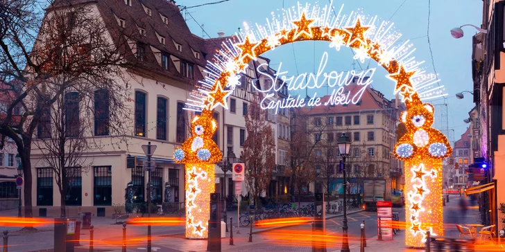 Adventní výlet do Basileje a Štrasburku: bus, průvodce a 2 noci v hotelu se snídaní