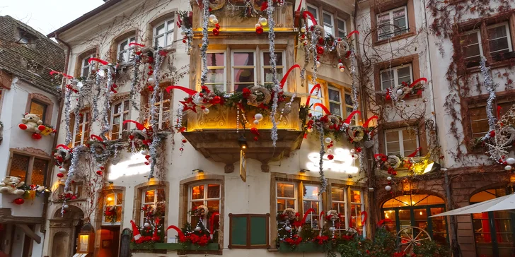 Adventní výlet do Basileje a Štrasburku: bus, průvodce a 2 noci v hotelu se snídaní