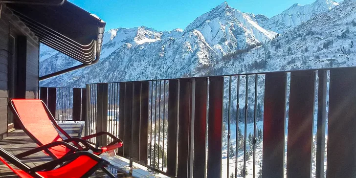 Passo Tonale: hotel Adamello*** jen 350 m od sjezdovky, polopenze i možnost skipasu