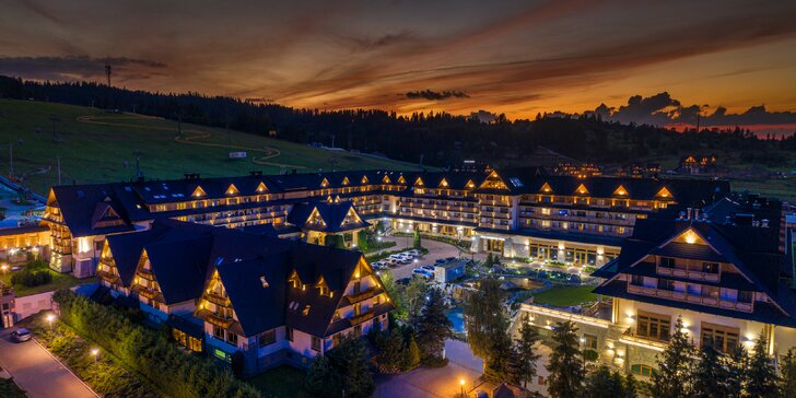 Relax v rodinném hotelu v polských Tatrách: polopenze, termální bazény, wellness i zábava pro děti