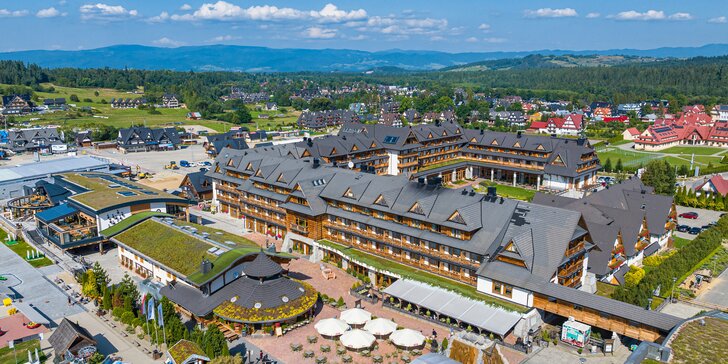 Relax v rodinném hotelu v polských Tatrách: polopenze, termální bazény, wellness i zábava pro děti