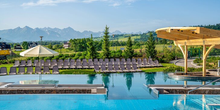 Relax v rodinném hotelu v polských Tatrách: polopenze, termální bazény, wellness i zábava pro děti