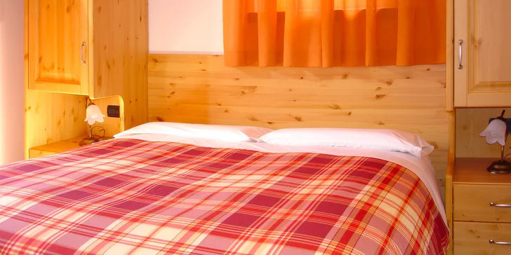 Vybavené apartmány v italských Alpách kousek od skiareálu až pro 6 osob