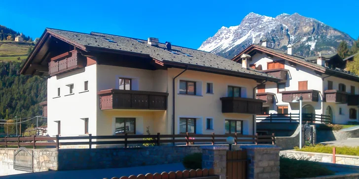 Vybavené apartmány v italských Alpách kousek od skiareálu až pro 6 osob