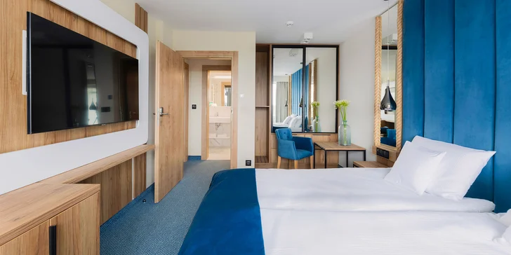 Pobyt v krásném novém hotelu přímo u písčité pláže Baltu s polopenzí