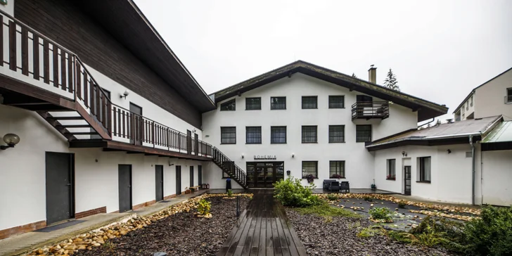 Aktivní dovolená se snídaní přímo v areálu Ski&bike Špičák