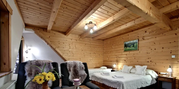 Zakopané pro pár i rodinu: horský penzion se snídaní a privátním wellness
