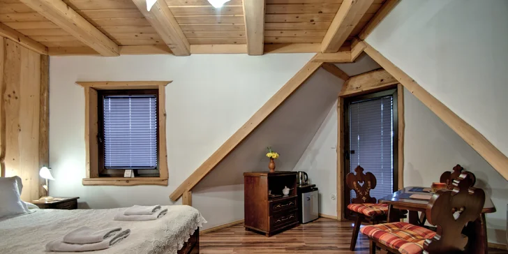Zakopané pro pár i rodinu: horský penzion se snídaní a privátním wellness