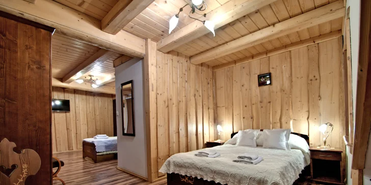 Zakopané pro pár i rodinu: horský penzion se snídaní a privátním wellness