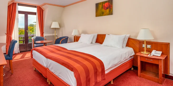 Relax v Maďarsku: 4* lázeňský hotel s polopenzí, neomezený vstup do wellness
