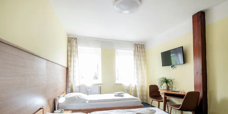 Pobyt v hotelu nedaleko Prahy se snídaní a poctivou restaurací