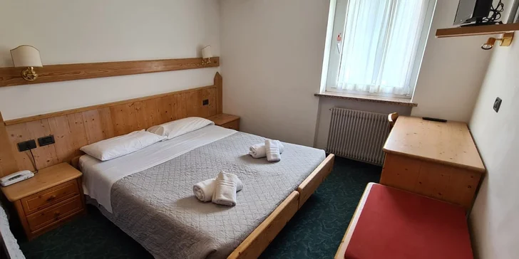 Pobyt v Dolomitech: hotel u sjezdovky s polopenzí i 30 min. ve wellness