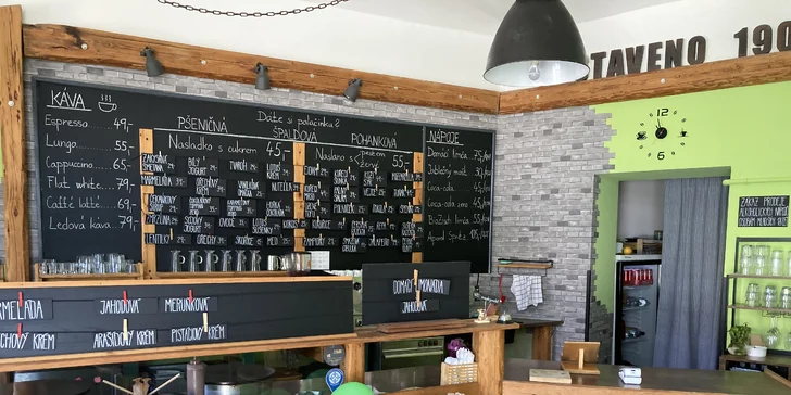 Sladká nebo slaná palačinka dle výběru s kávou pro 1 i 2 osoby