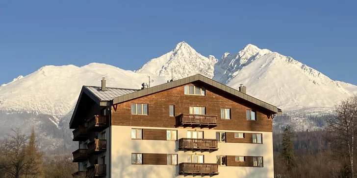 Pohodový pobyt v centru Tatranské Lomnice v nově postavené vile